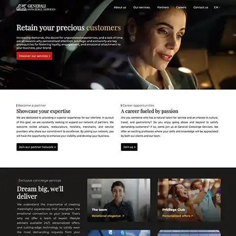 Generali Concierge Services new website